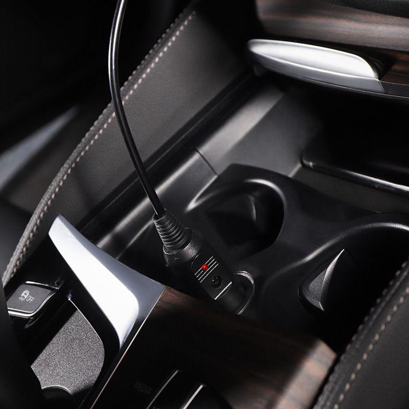  Автозарядка с индикатором (разъем 2.5х5.5) (АЗУ) шнур спираль 1.5м Rexant 16-0234 фото в каталоге от BTSprom.by