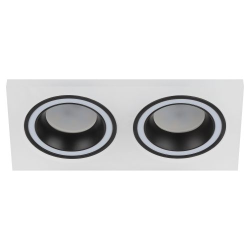  Светильник встраиваемый декоративный DK92 WH/BK MR16/GU5.3 бел./черн. Эра Б0054363 фото в каталоге от BTSprom.by