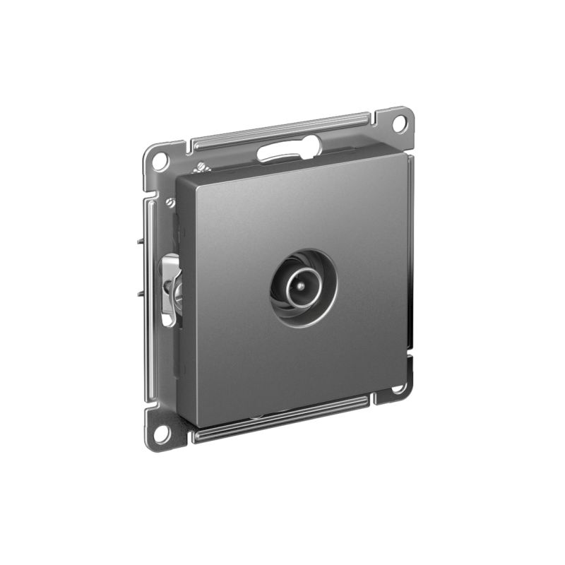 розетка телевизионная проходная tv atlasdesign 4дб механизм сталь se atn000992 от BTSprom.by