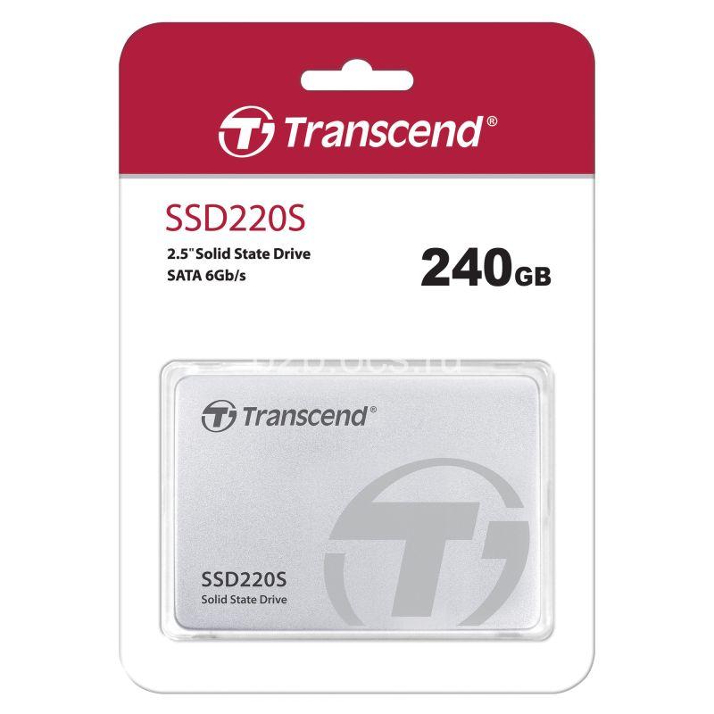 накопитель твердотельный ts240gssd220s 240gb ssd 2.5дюйм sata 6gb/s tlc transcend 1000403131 от BTSprom.by