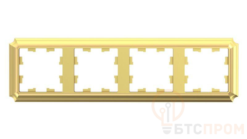 Рамка 4-м AtlasDesign Antique универс. зол. SE ATN101604 фото в каталоге от BTSprom.by  Рамка 4-м AtlasDesign Antique универс. зол. SE ATN101604 фото в каталоге от BTSprom.by