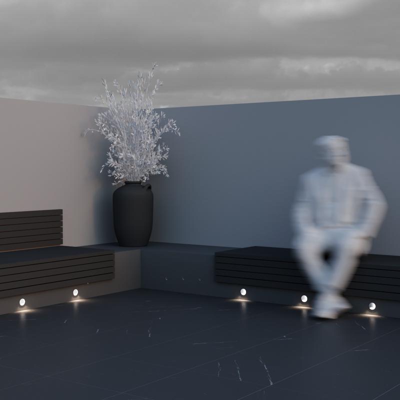  Светильник Biscotti 3Вт 3000К IP65 встраив. Maytoni O035-L3W3K фото в каталоге от BTSprom.by