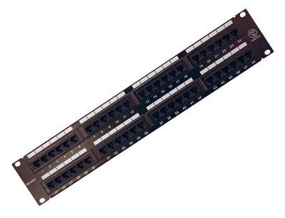 патч-панель 19дюйм 2u 48 портов rj-45 cat 5e rexant 04-0022 от BTSprom.by