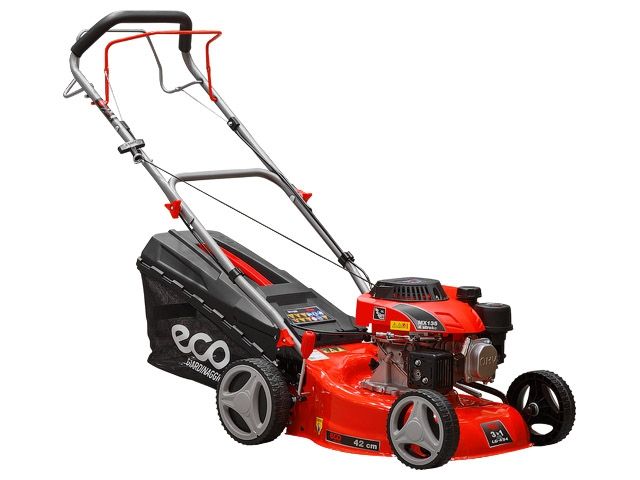 газонокосилка бензиновая eco lg-434 самоходная (3.5 л.с., шир. 42 см, самоходная, мульчир., стальн. корпус, травосборник 45 л) lg-434 от BTSprom.by