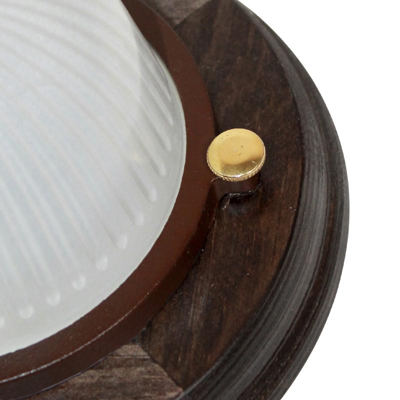  Светильник НПП 03-60-021 "Самарканд" 1401 60Вт E27 IP65 овал малый матов./корпус дерево венге (инд. упак.) Элетех 1005500980 фото в каталоге от BTSprom.by