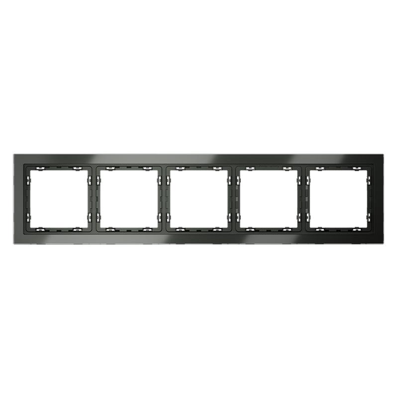  Рамка 5-м S70 стеклян. титан Voltum VLS110506 фото в каталоге от BTSprom.by