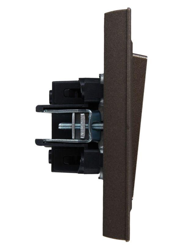  Выключатель 1-кл. СП BRITE ВСР10-1-0-БрТБ 10А в сборе бр. IEK BR-V10-0-10-K45-F фото в каталоге от BTSprom.by