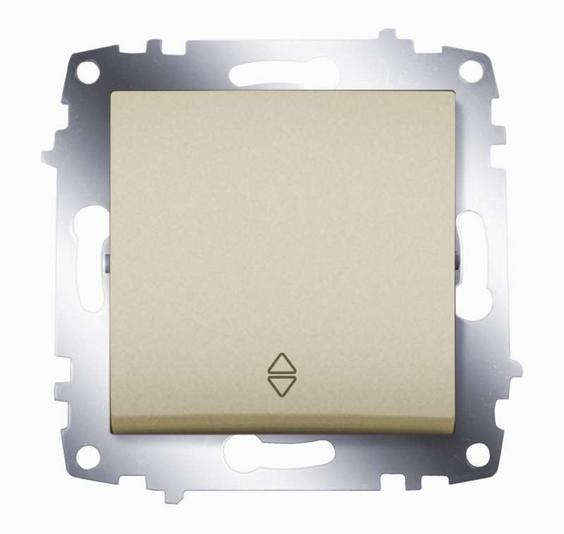 переключатель 1-кл. сп cosmo 10а ip20 (сх. 6) механизм титаниум abb 619-011400-209 от BTSprom.by