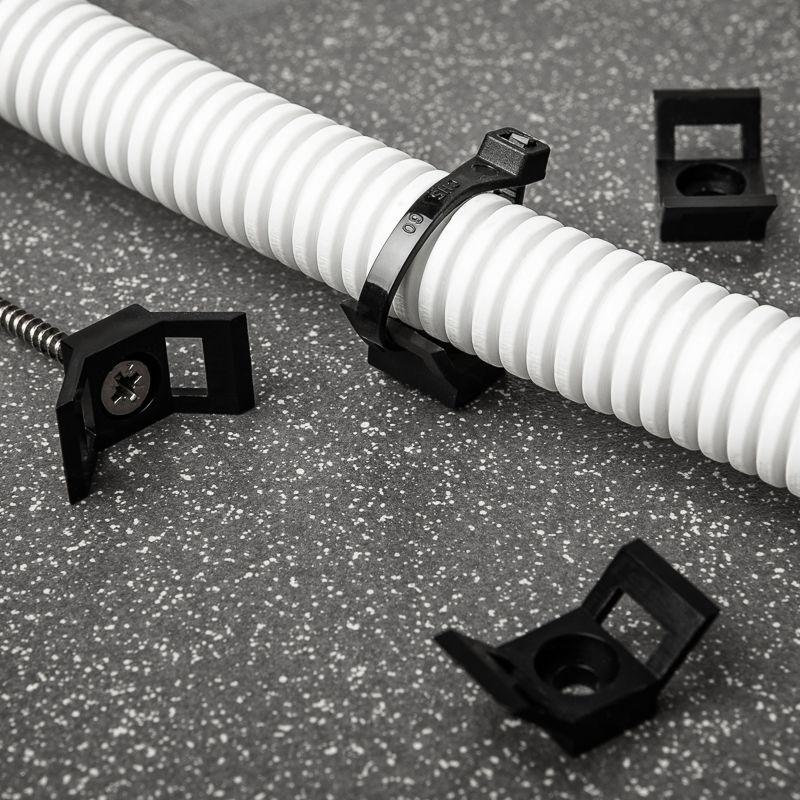  Площадка для крепления стяжки 29х15мм (ПС-2) черн. (уп.100шт) Rexant 07-2105 фото в каталоге от BTSprom.by