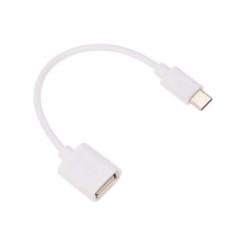 кабель otg type c на usb/2.4a/pvc/white/1m/rexant 18-1180 от BTSprom.by