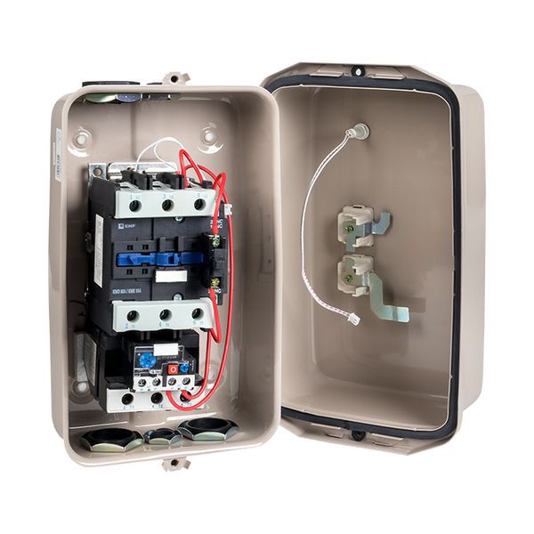  Пускатель магнитный КМЭ 80А 230В с РТЭ и индикатором PROxima в корп. IP65 EKF ctrp-r-80-230v-led фото в каталоге от BTSprom.by