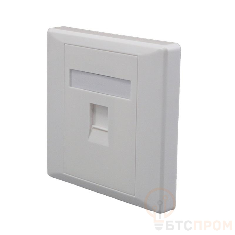 Панель лицевая 1 порт 80х80 Keystone шторка (DIY) SUPRLAN 10-0333-1 фото в каталоге от BTSprom.by  Панель лицевая 1 порт 80х80 Keystone шторка (DIY) SUPRLAN 10-0333-1 фото в каталоге от BTSprom.by