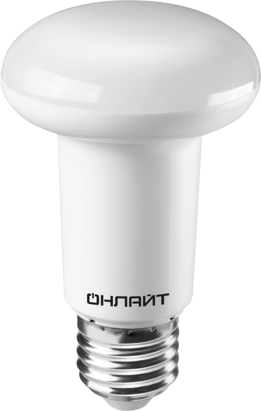 лампа светодиодная 61 143 oll-r63-8-230-6.5k-e27 8вт онлайт 61143 от BTSprom.by