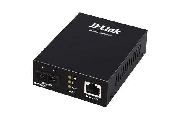 медиаконвертер dmc-g02sc/a1a (1 порт 100/1000base-t + 1 порт 1000base-sx; разъем sc для многомод. оптич. кабеля (до 550м) d-link 1824149 от BTSprom.by