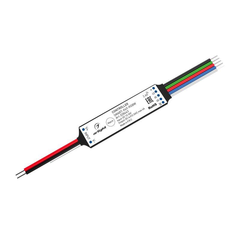 контроллер smart-k49-rgbw 12-24в 4х1а 2.4g ip20 пластик. arlight 028443 от BTSprom.by