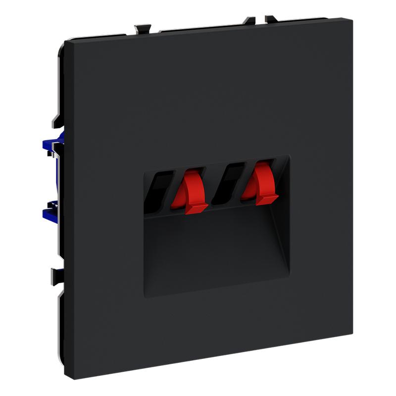  Розетка акустическая 4-м СП S70 механизм графит Voltum VLS060307 фото в каталоге от BTSprom.by