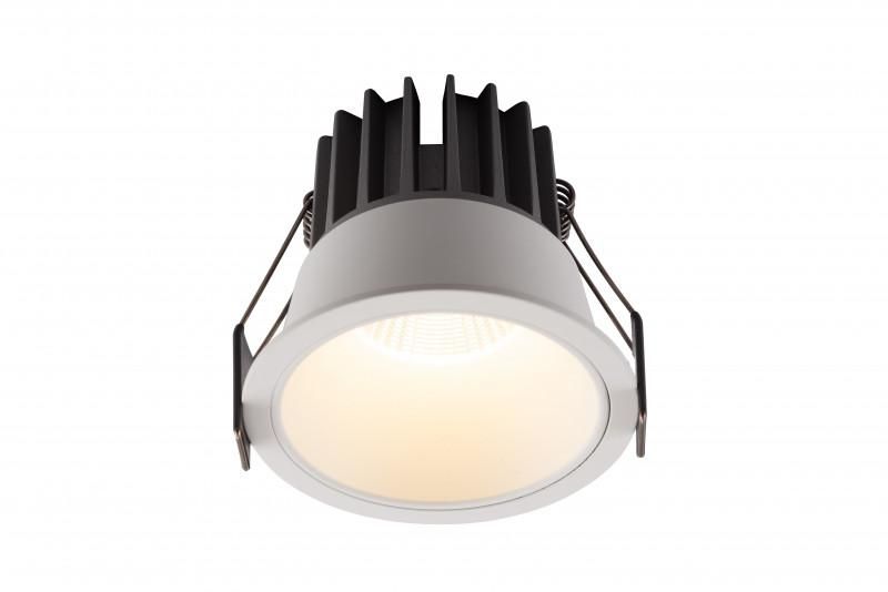 светильник встраиваемый ip20 12вт led 3000 бел. алюм. denkirs dk4500-wh от BTSprom.by