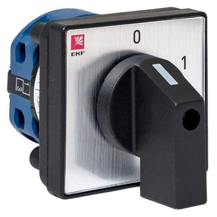 переключатель кулачковый пк-1-41 1п 25а "1-0-2" ekf pk-1-41-25 от BTSprom.by