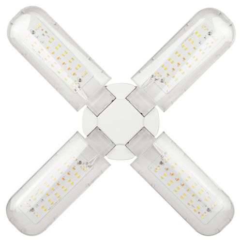 Лампа светодиодная FITO-36W-Rа90-E27-FOLD 36Вт Е27 4-лепестковая для растений полноспектральная Эра Б0061430 фото в каталоге от BTSprom.by