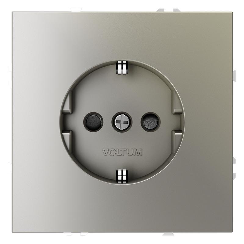 розетка 1-м сп s70 16а с заземл. защ. шторки механизм шелк voltum vls040204 от BTSprom.by