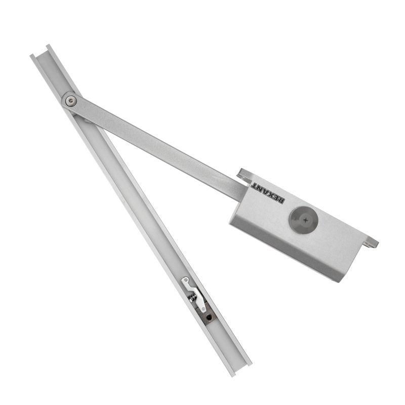  Доводчик дверной со скользящей тягой для установки на дверь весом до 65кг Rexant 46-0511 фото в каталоге от BTSprom.by