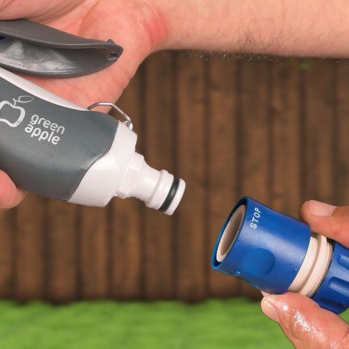  Пистолет-распылитель 8 реж. пластик. (12/48) Green Apple Б0003093 фото в каталоге от BTSprom.by