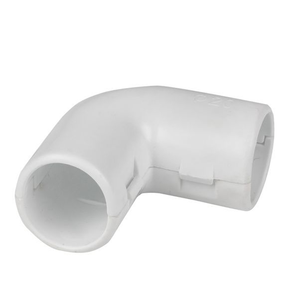 угол соединительный для трубы 90град. 25мм бел. plast ekf ug-t-25w-r от BTSprom.by