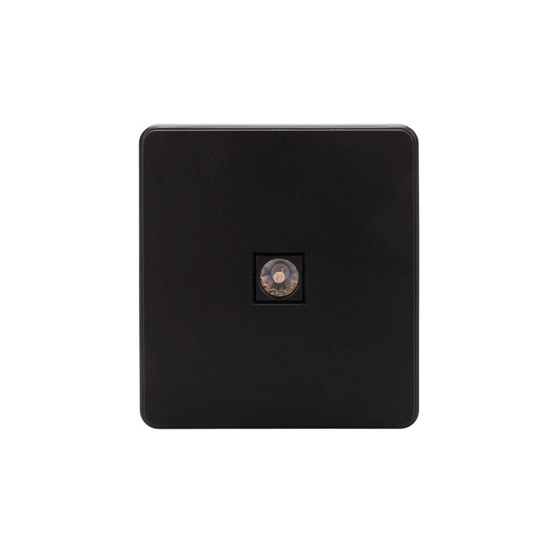 розетка телевизионная tv сп round miele оникс kranz kr-78-0723-3 от BTSprom.by