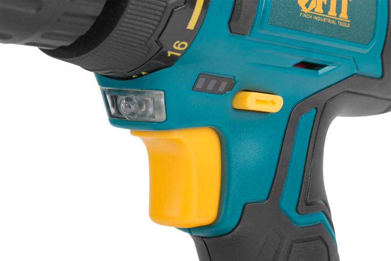  Дрель-Шуруповерт акк. 18В; 0-400/1450 об/мин; 29 Нм; 2 (Li-Ion) 1.3 Ач; 1.5 ч.; рез. накл.; кейс FIT 80189 фото в каталоге от BTSprom.by