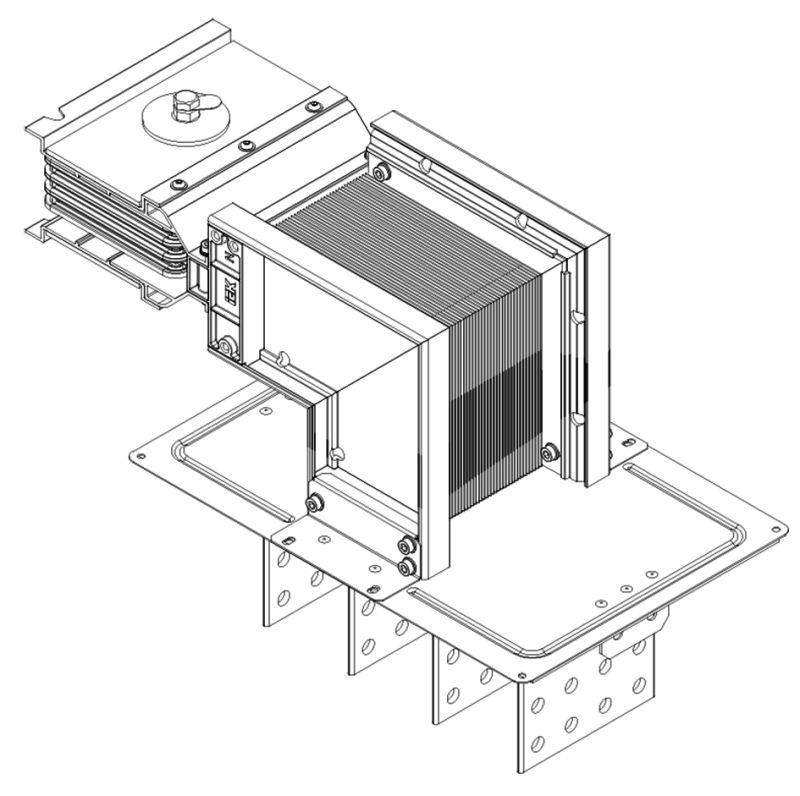 секция фланцевая лев. тип2 630а al 3l+n+1/2pe ip55 тран. iek lb-0630a5-35-f-fl2 от BTSprom.by