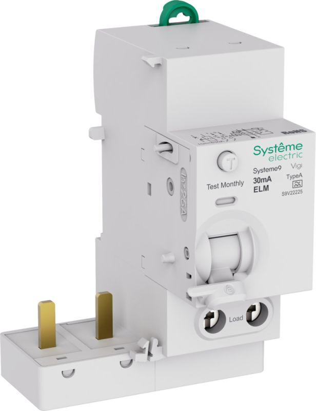 блок дифференциального тока 2п 25а 30ма тип a systeme9 230в se s9v22225 от BTSprom.by