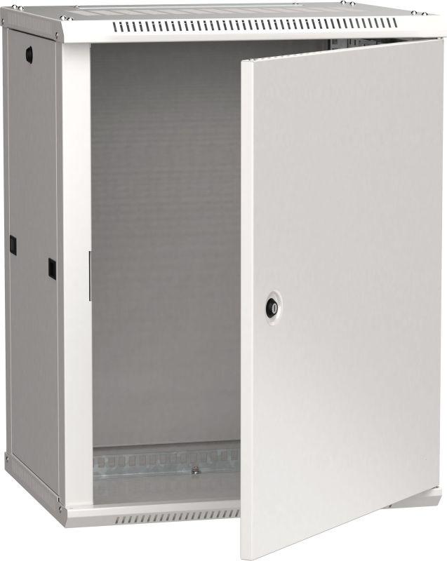 шкаф 19 дюйм linea w 12u 600х450мм настен. метал. дверь ral7035 itk lwr3-12u64-mf от BTSprom.by