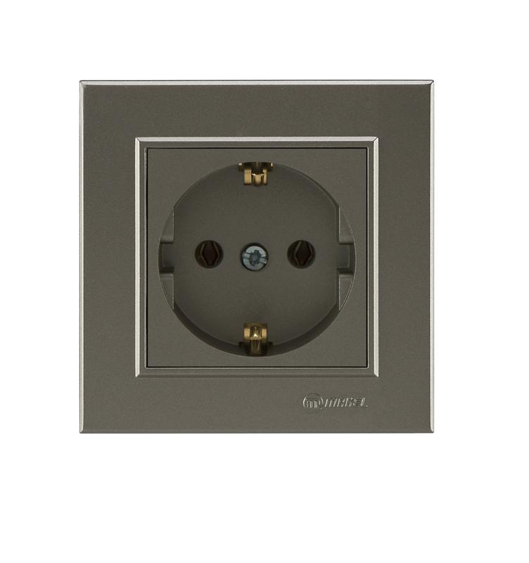 розетка 1-м сп karea 16а ip20 с/з зел. makel 56052028 от BTSprom.by