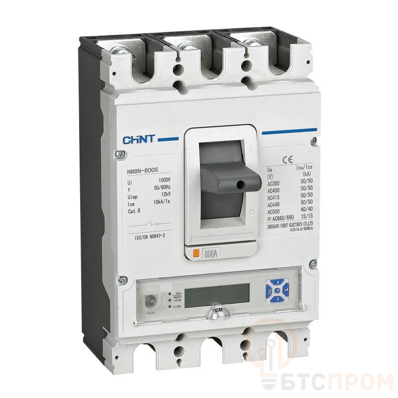 Выключатель автоматический 3п 250А 150кА NM8N-250R EM с электр. расцеп. LCD (R) CHINT 271415 фото в каталоге от BTSprom.by  Выключатель автоматический 3п 250А 150кА NM8N-250R EM с электр. расцеп. LCD (R) CHINT 271415 фото в каталоге от BTSprom.by