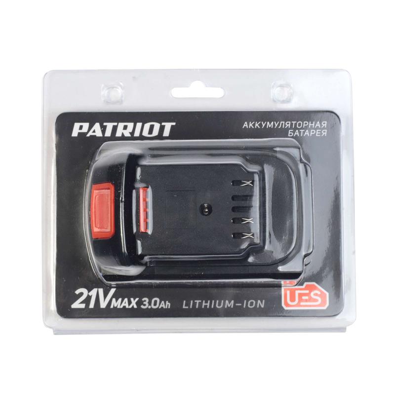  Батарея аккумуляторная PB BR 21V(Max) Li-ion 3.0Ah UES PATRIOT 180301123 фото в каталоге от BTSprom.by
