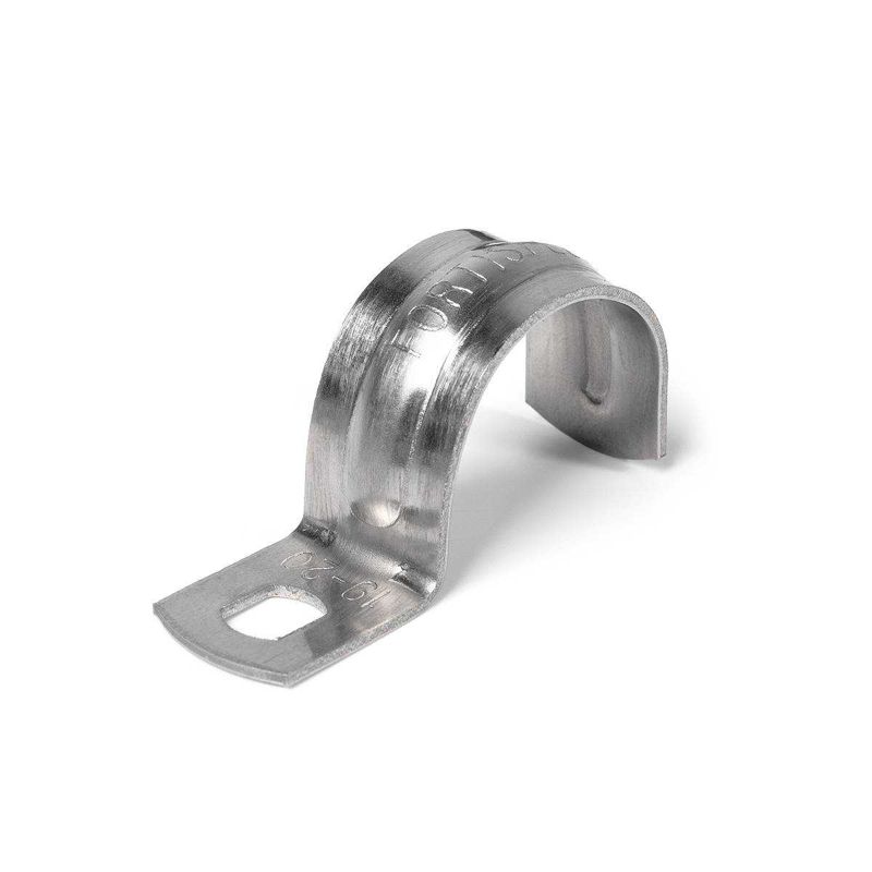 скоба крепежная однолапковая смо d8-9мм метал. оцинк. (уп.100шт) fortisflex 49319 от BTSprom.by