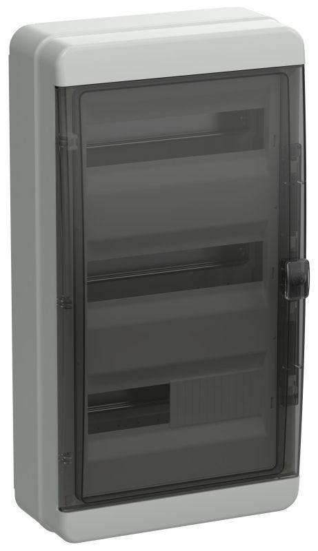 корпус кмпн-36 tekfor ip65 черн. прозр. дверь пластик. iek tf5-kp72-n-36-65-k03-k02 от BTSprom.by