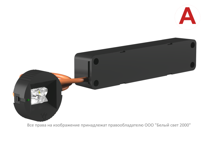  Светильник аварийный BS-OKO-10-L2-24 Black Белый свет a15320 фото в каталоге от BTSprom.by