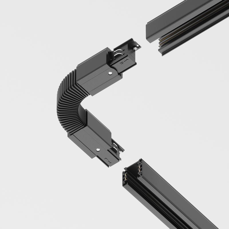  Коннектор гибкий Trinity черн. Voltega TRA-VGL005CF-31B фото в каталоге от BTSprom.by