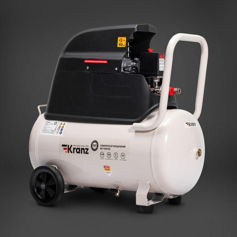  Компрессор воздушный KR-1500/50 1500Вт 280л/мин 50л Kranz KR-16-1152 фото в каталоге от BTSprom.by