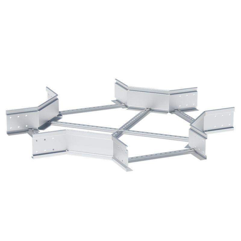 ответвитель лестничный крестообраз. 150х500 2мм усилен. hdz ekf xltp150500-2-hdz от BTSprom.by