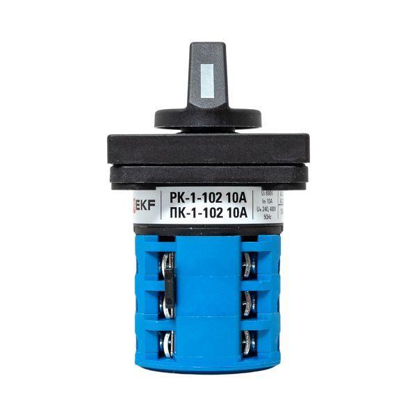  Переключатель кулачковый ПК-1-102 2п 10А "0-1-2-3" EKF pk-1-102-10 фото в каталоге от BTSprom.by