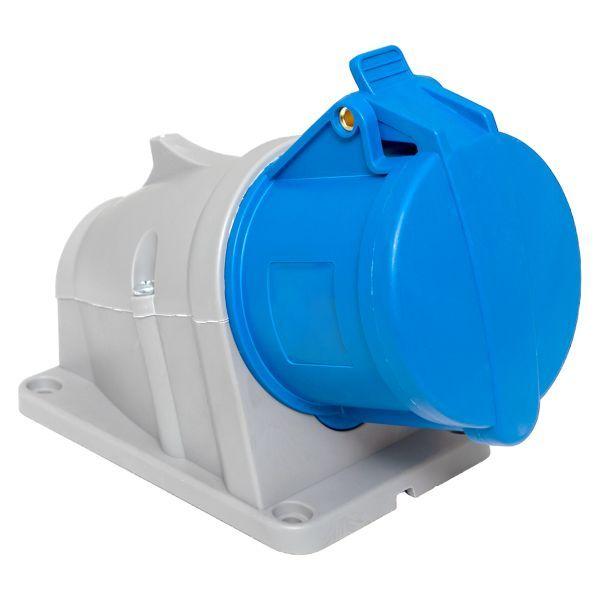 розетка стационарная наружная 123 2р+ре 32а 220в ip44 proxima ekf ps-123-32-220-pro от BTSprom.by