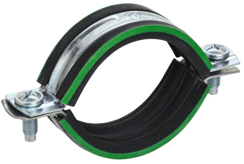 скоба двухкомпонентная с резин. уплотн. d25-28мм метал. elasta iek et-mp40d-sk-025-02-130 от BTSprom.by