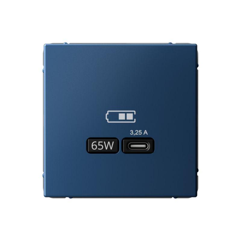 розетка usb artgallery тип c 65вт qc pd высокоскор. зу механизм аквамарин se gal001127 от BTSprom.by
