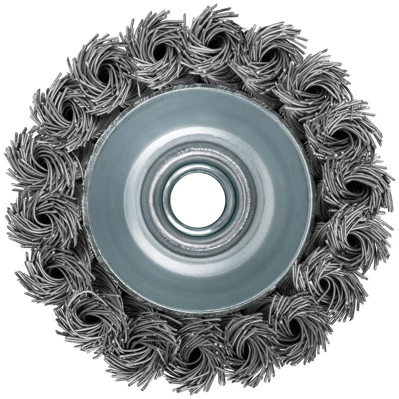  Корщетка-чашка гайка М14 стальная витая проволока 75мм FIT 39467 фото в каталоге от BTSprom.by