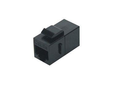 адаптер проходной (coupler) keystone jack rj45 (8p8c) кат.5e ca2-kj-c5e-bk черн. hyperline 444914 от BTSprom.by