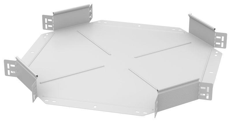 Ответвитель для лотка 80х300 1.5мм RAL 9016 ESCA 7 IEK ES7-KR-080-300-15-RGA от BTSprom.by