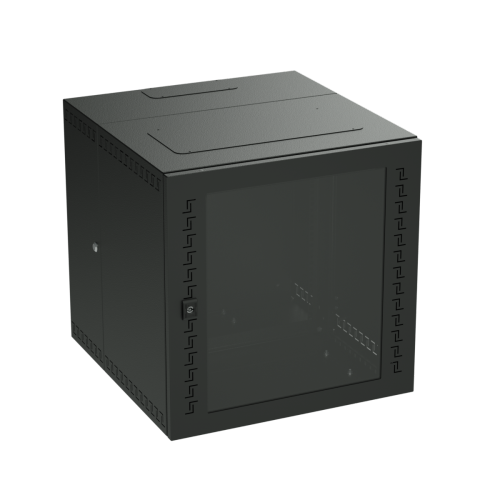 шкаф телекоммуникационный навесной 12u (600х600х650) дверь стекло ral9005 dkc r5sti1265gsb от BTSprom.by