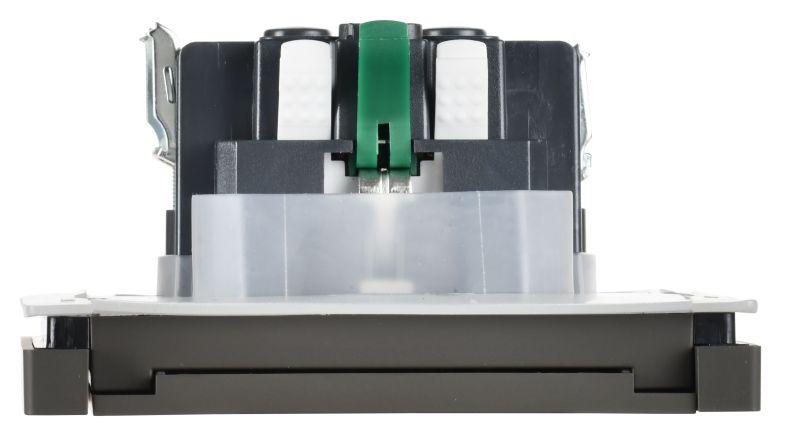  Розетка СП FORTE&PIANO16А IP44 FP319 с заземл. защ. шторки с крышкой безвинт. крепл. сер. IEK FP-R16-16-1-44-K03 фото в каталоге от BTSprom.by